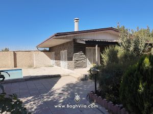 باغ ویلا طرح کلبه چوبی سرخاب