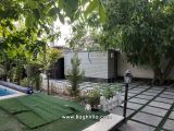حیاط نمای پارکینگ